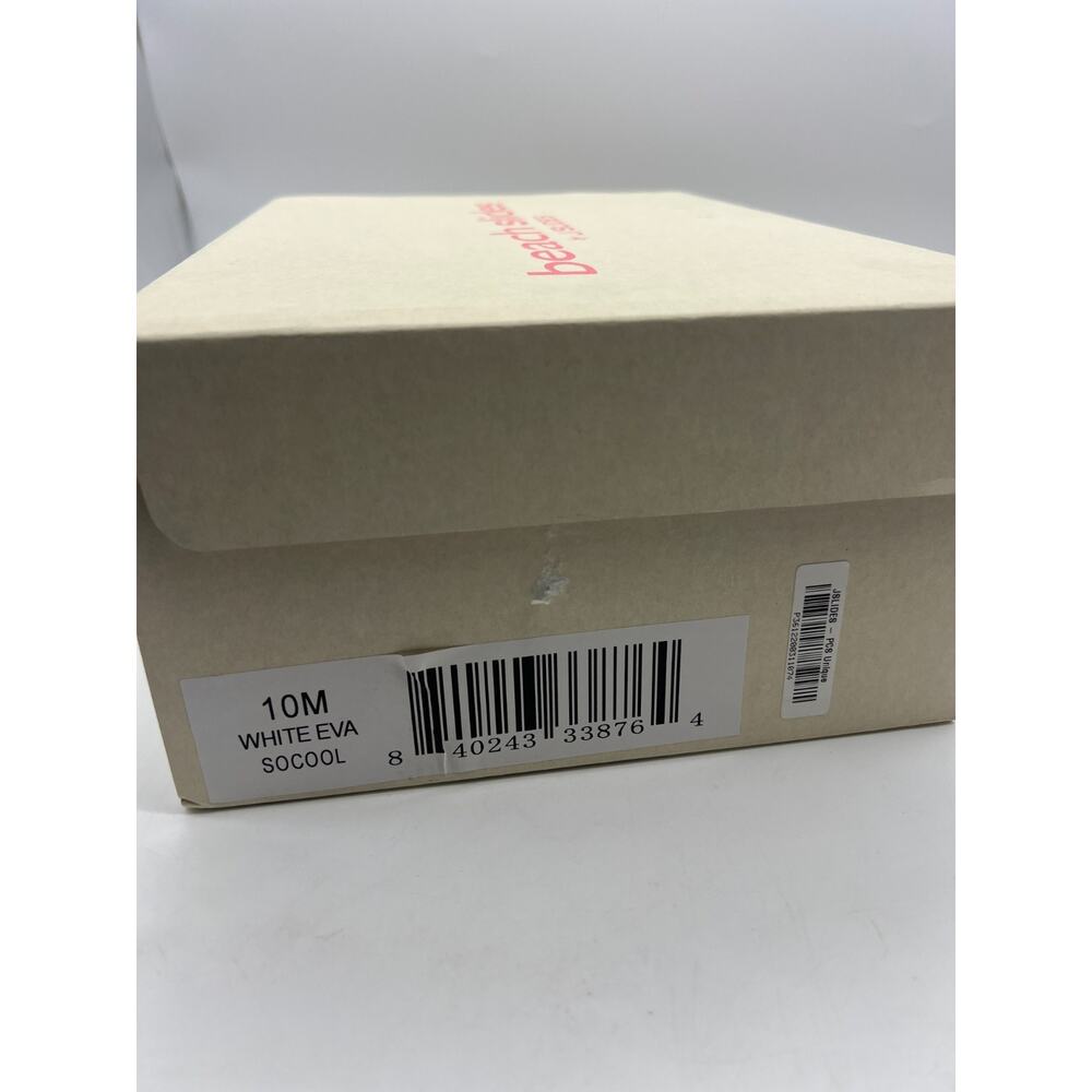 Beach Slides By J/Slides Size 10 White Eva So Coo… - image 8